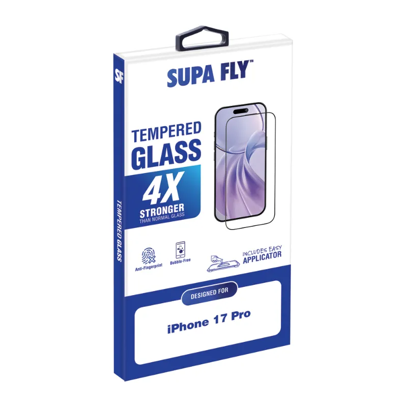 Supa-Fly Tempered Glass Apple iPhone 17 Pro Clear