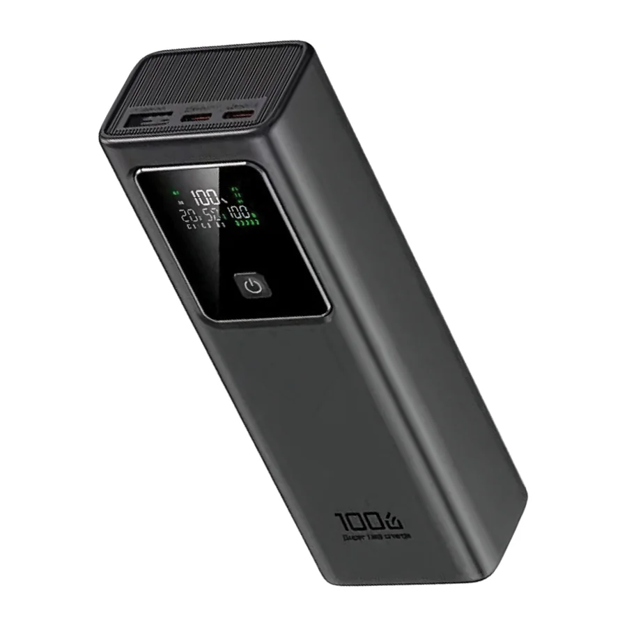 Supa-Fly Power Bank 20000mAh PD 100W LCD Black