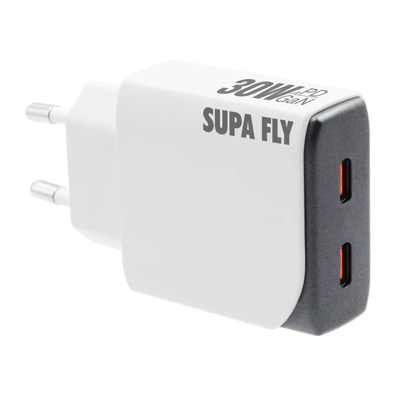 SUP CHA 30W DUAL UNI WHT