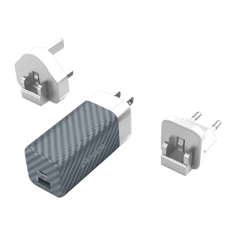 Energizer 65W USB-C Wall Charger + Cable Black