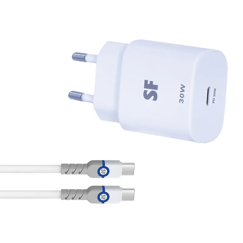 SUP CHA 30W DUAL UNI WHT