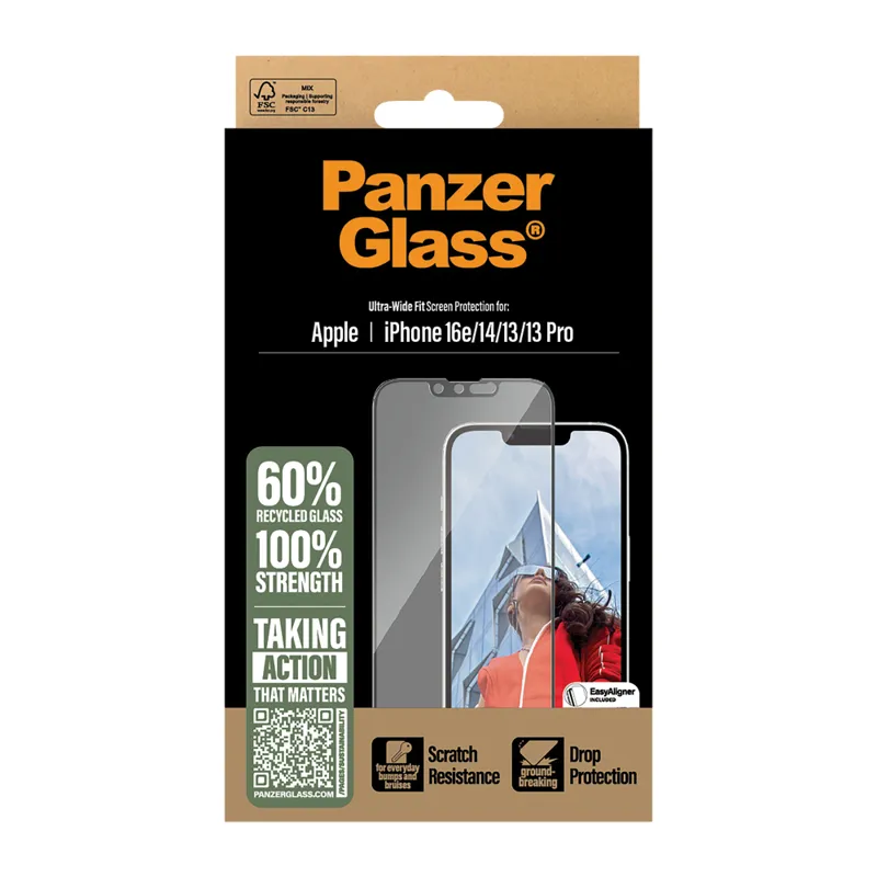 PanzerGlass iPhone 16e/14/13/13 Pro UWF